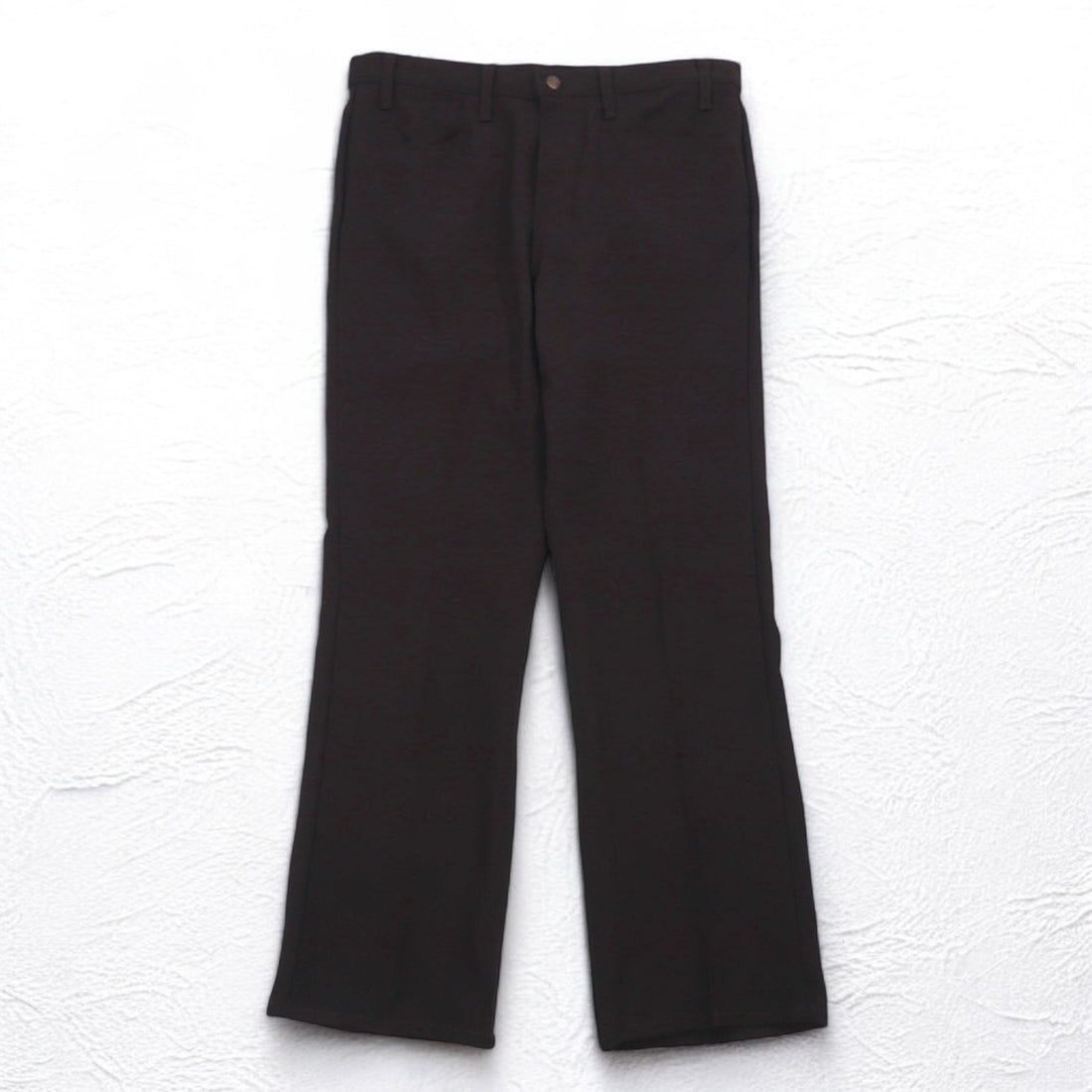 Levi's 80年代 USA製 ブーツカット スラックスパンツ L ブラウン SCOVILLジップ 黒タブ 10517 4528