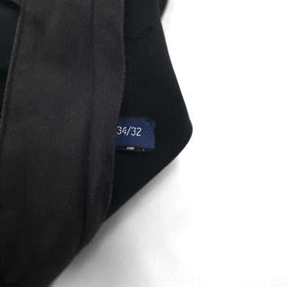 Polo by Ralph Lauren 90s 2-pleat wide-leg slacks, size L, black, polyester