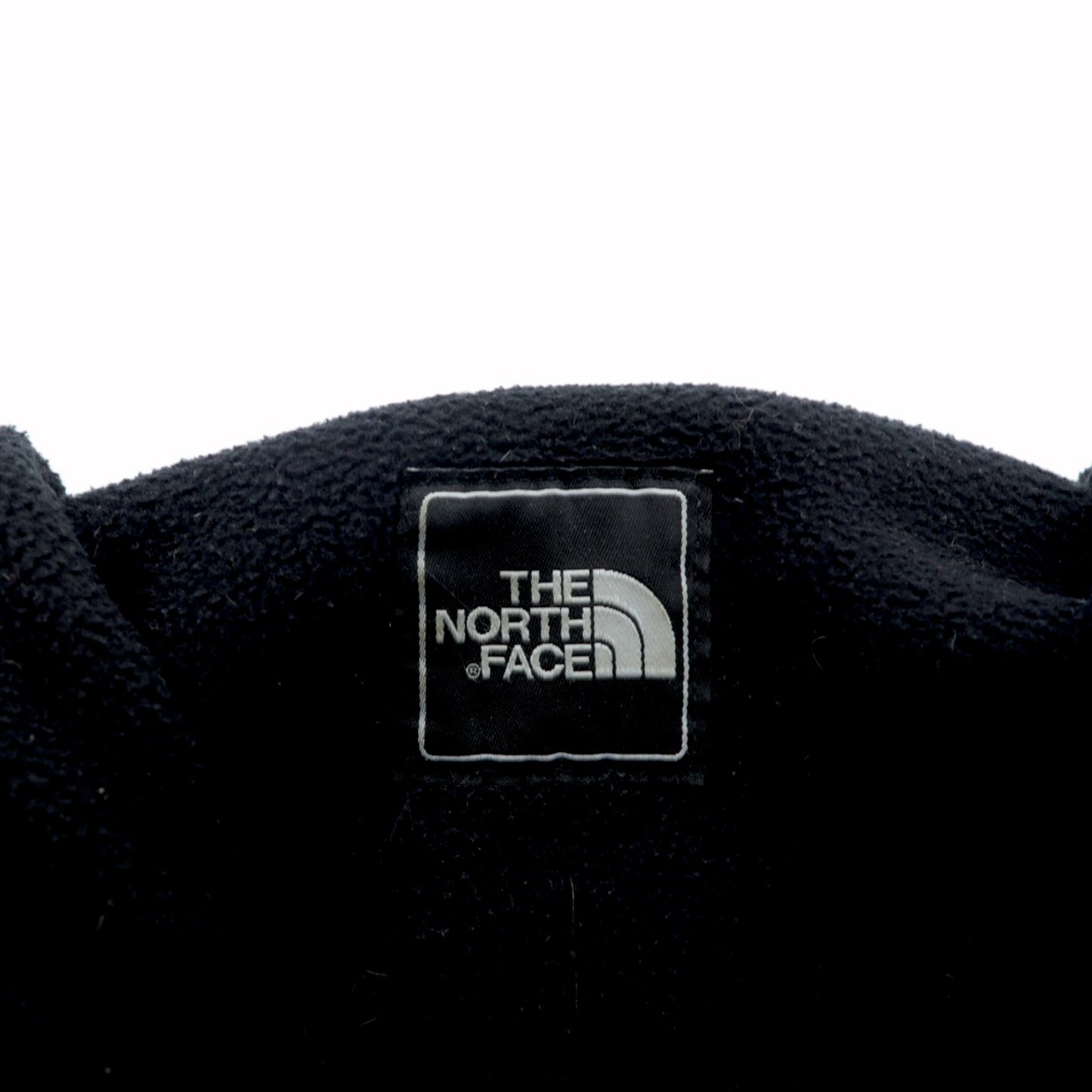 THE NORTH FACE Denali Hoodie Fleece Jacket M Black Polyester POLARTEC Logo Embroidery