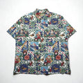 Reyn Spooner Hawaiian-Made MELE KALIMAKA Aloha Shirt, Box Shirt, XL, Multicolor, All-Over Print
