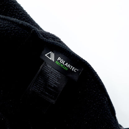 THE NORTH FACE Denali Hoodie Fleece Jacket M Black Polyester POLARTEC Logo Embroidery