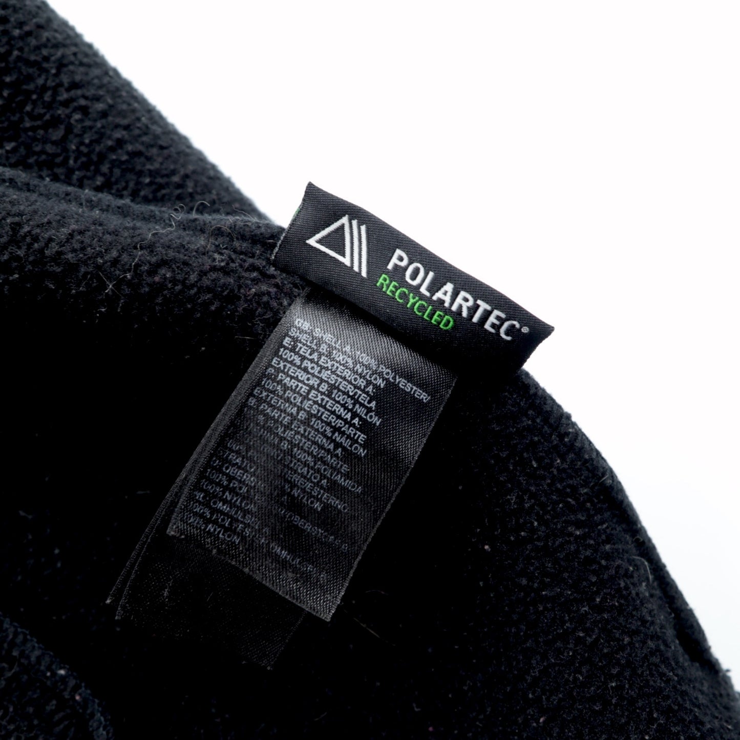 THE NORTH FACE Denali Hoodie Fleece Jacket M Black Polyester POLARTEC Logo Embroidery