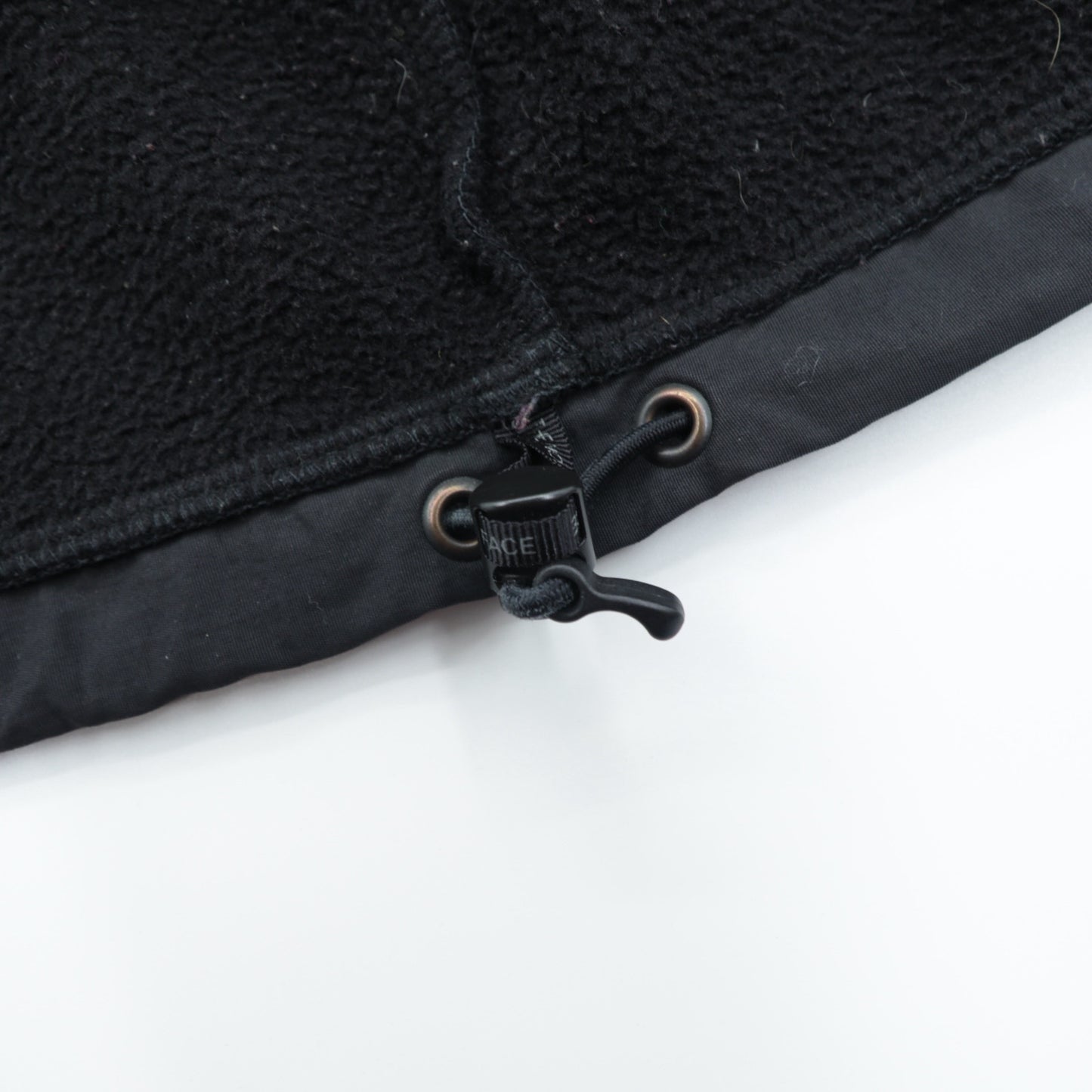 THE NORTH FACE Denali Hoodie Fleece Jacket M Black Polyester POLARTEC Logo Embroidery