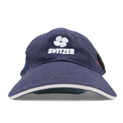 日本然リトテ-古着オンライン-FERSTEN WORLDWIDE ベースボールキャップ ネイビー コットン SVITZER 国旗 未使用品-FERSTEN WORLDWIDE Baseball Cap Navy Cotton SVITZER National Flag Unused