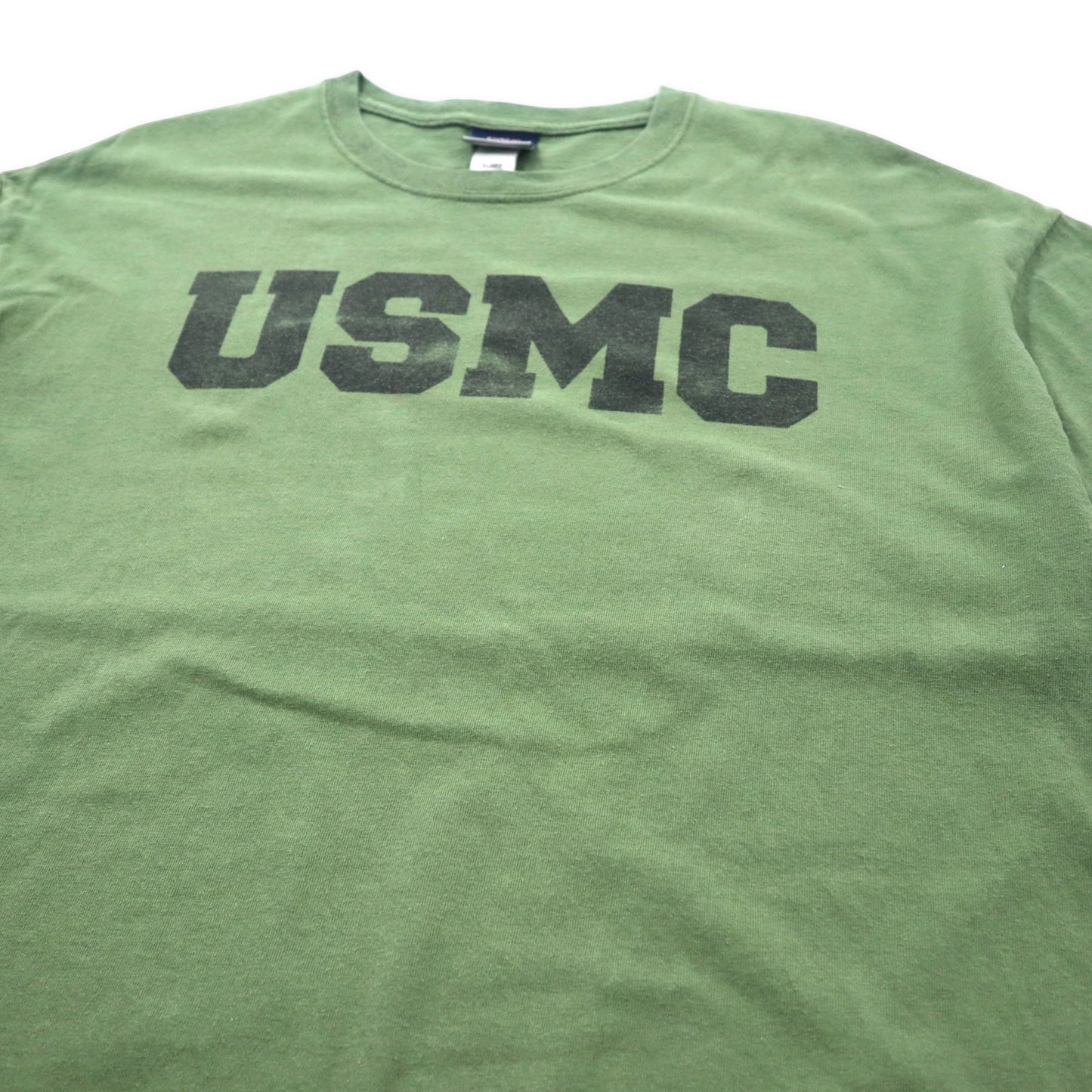 USMC アメリカ海兵隊 トレーニングTシャツ XL カーキ コットン ミリタリー MV SPORT ビッグサイズ