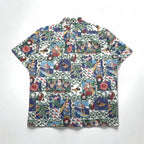 Reyn Spooner Hawaiian-Made MELE KALIMAKA Aloha Shirt, Box Shirt, XL, Multicolor, All-Over Print
