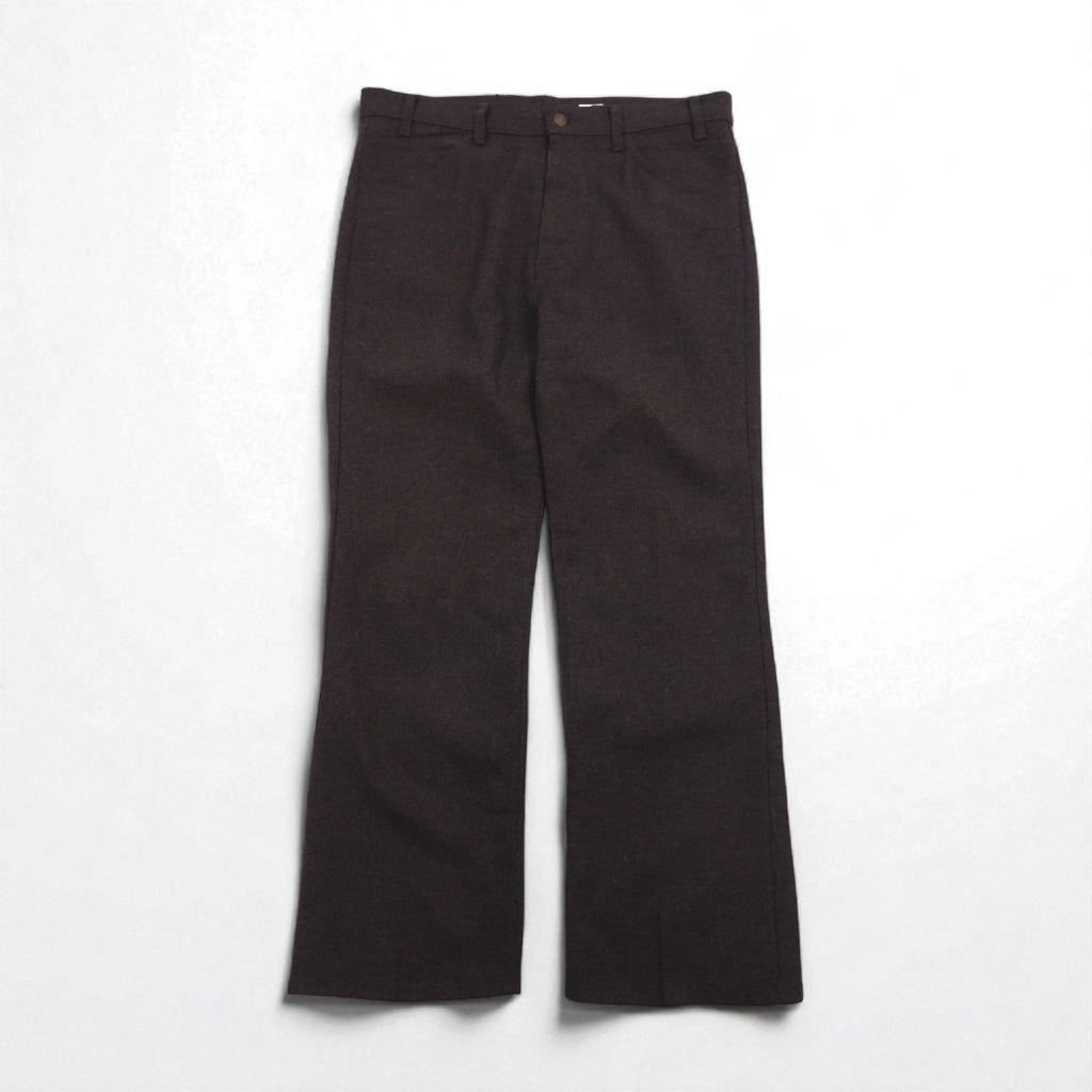 Levi's 90年代 USA製 スタプレ STA-PREST ブーツカット スラックスパンツ L グレー SCOVILLジップ 黒タブ 10517-9028