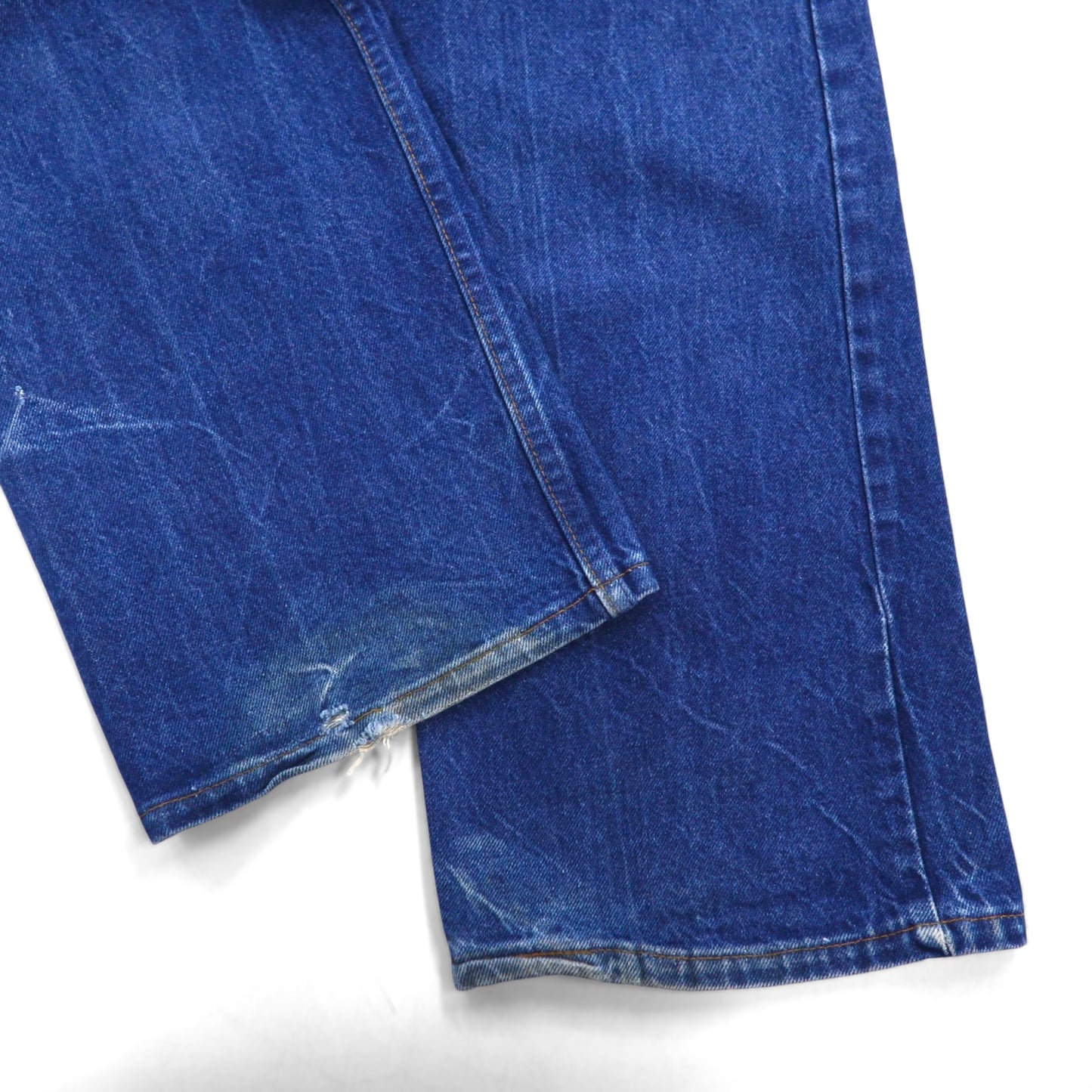 Levi's 1980s Made in USA Orange Tab Denim Jeans, Indigo, XL, Oversized, 20517-0217