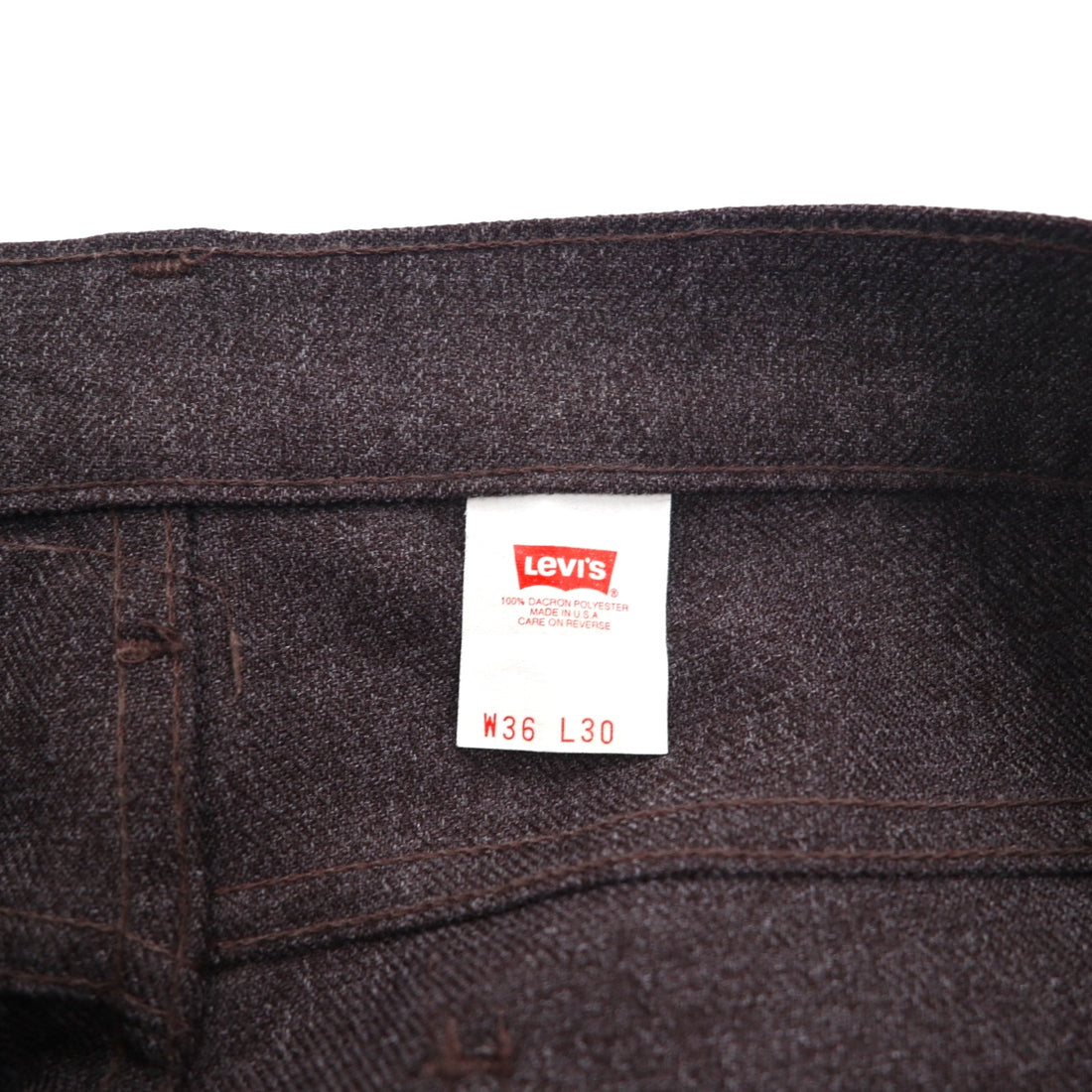 Levi's 90年代 USA製 スタプレ STA-PREST ブーツカット スラックスパンツ L グレー SCOVILLジップ 黒タブ 10517-9028
