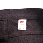 Levi's 90年代 USA製 スタプレ STA-PREST ブーツカット スラックスパンツ L グレー SCOVILLジップ 黒タブ 10517-9028