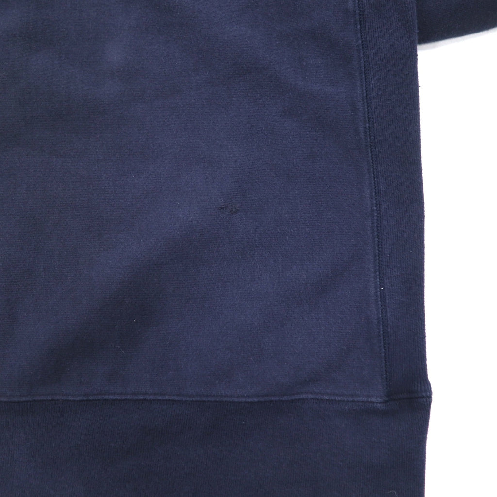 Champion Reverse Weave Script Logo Print Sweatshirt 3XL Navy Blue Single Tag Reprint Made in El Salvador