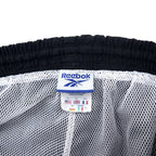 Reebok 90s Track Pants Jersey XL Black Polyester Sideline Vector Logo