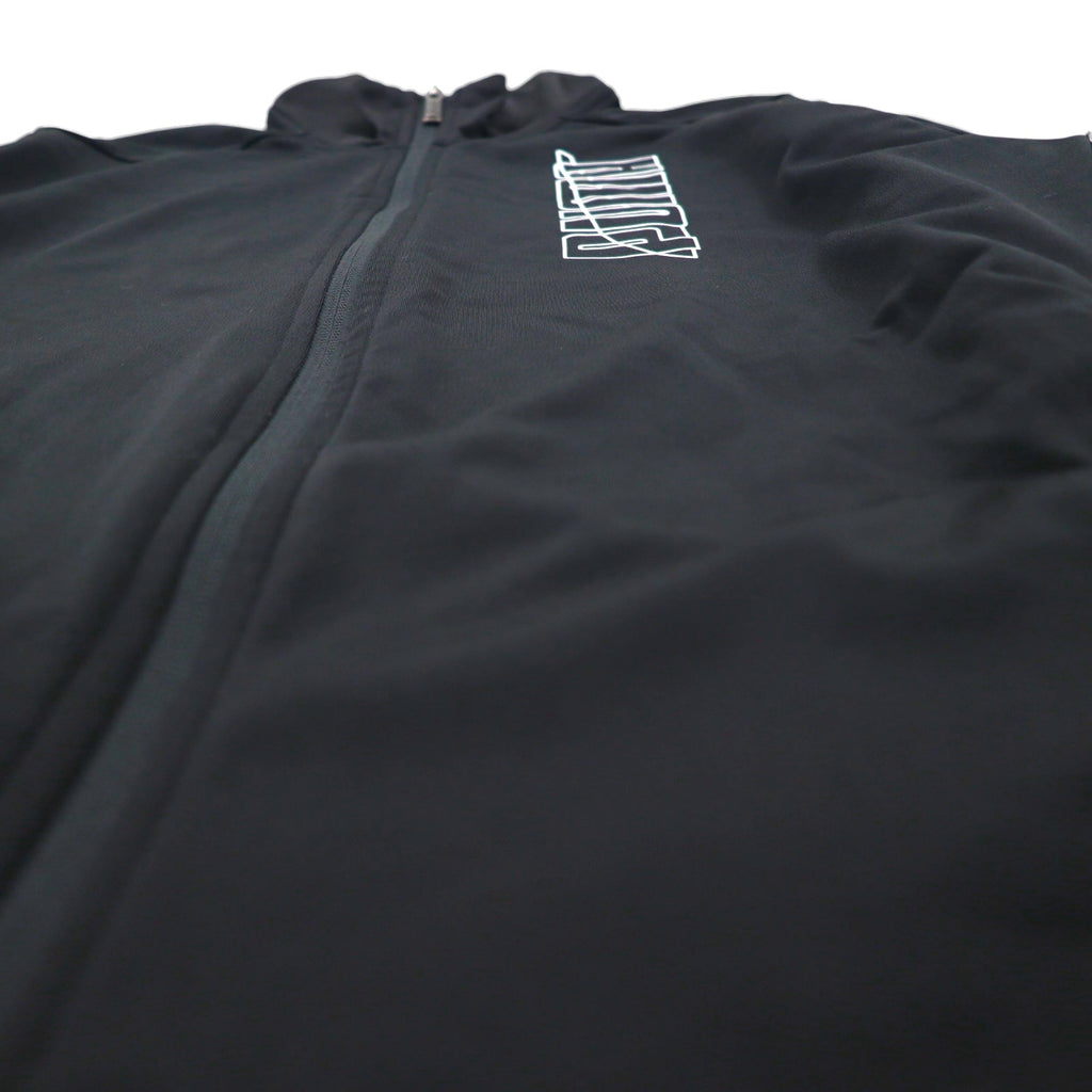 PUMA スタンドカラー ジャージ セットアップ M ブラック GRAPHIC ハイネック ジョガー 585325-01