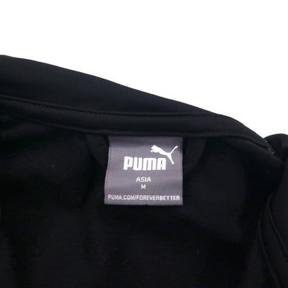 PUMA スタンドカラー ジャージ セットアップ M ブラック GRAPHIC ハイネック ジョガー 585325-01