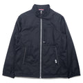 日本然リトテ-古着オンライン-FIRST DOWN ナイロンジャケット M ブラック ポリエステル フリースライナー ドローコード-FIRST DOWN Windbreaker M Black Polyester Fleece Liner Drawcord