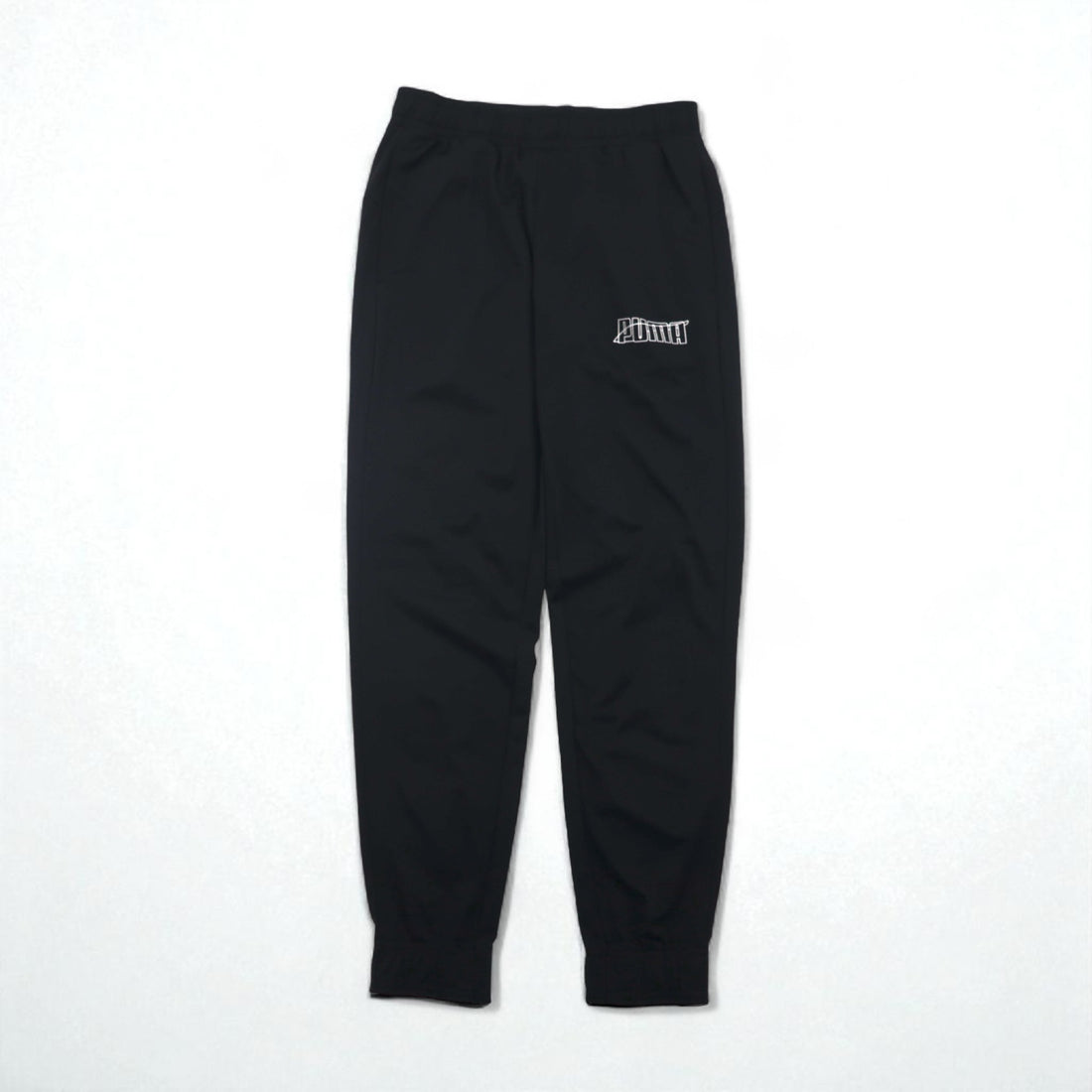 PUMA Stand Collar Jersey Set, Size M, Black, Graphic, High Neck Jogger, 585325-01
