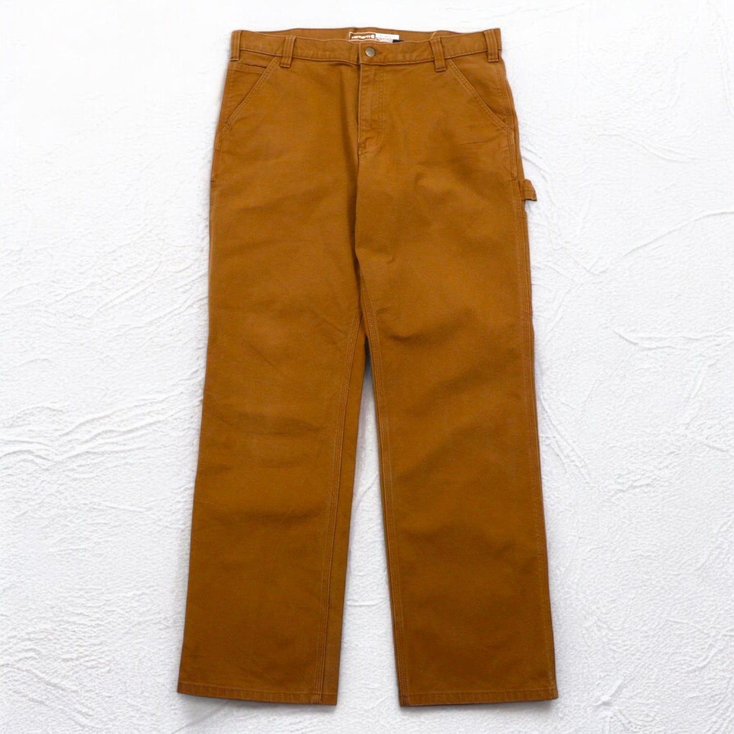 carhartt ユーティリティ ワークパンツ ペインターパンツ L ベージュ ダック地 RELAXED FIT BN3279-M