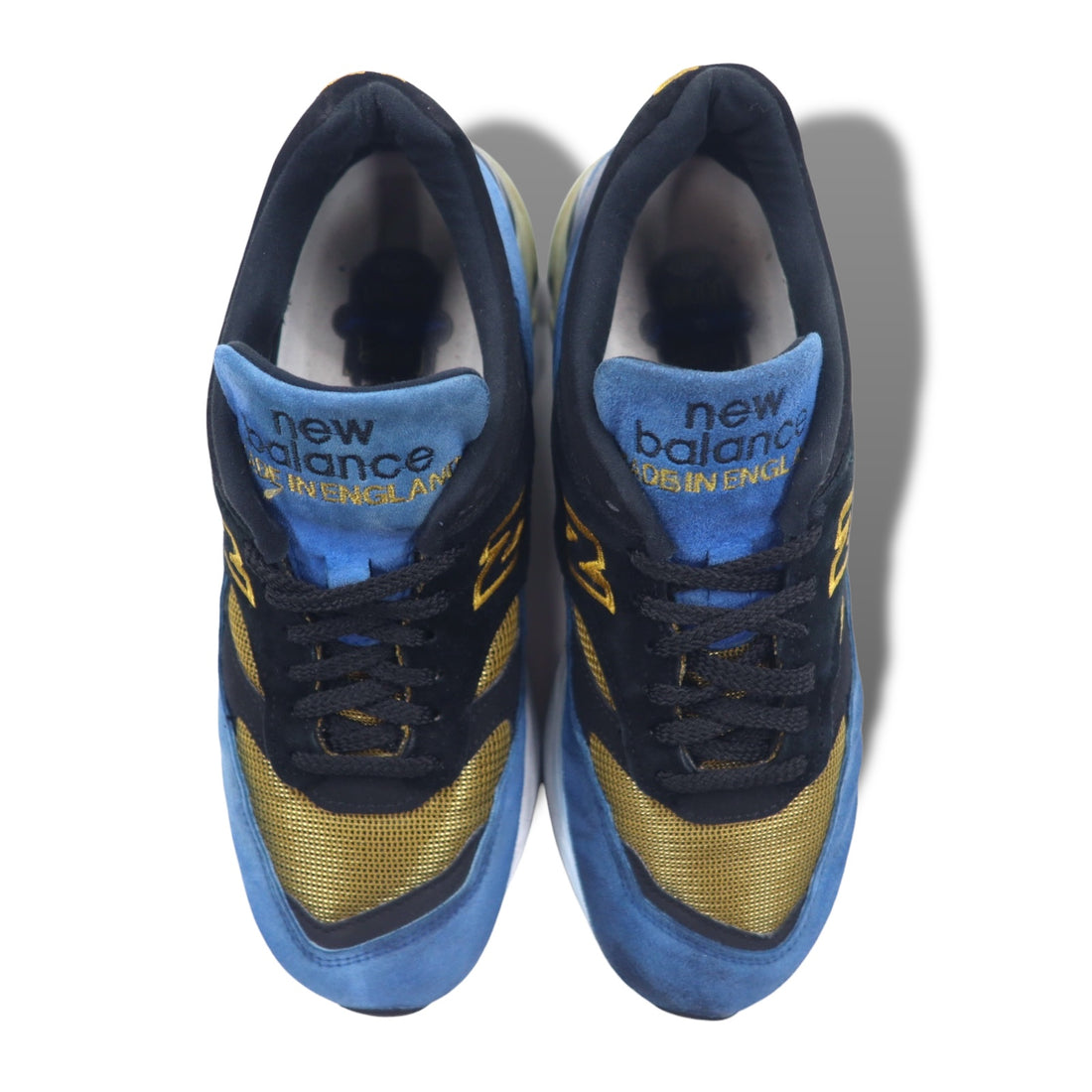 NEW BALANCE イングランド製 M1500 スニーカー 26.5cm ブルー ブラック スエード M15009CV