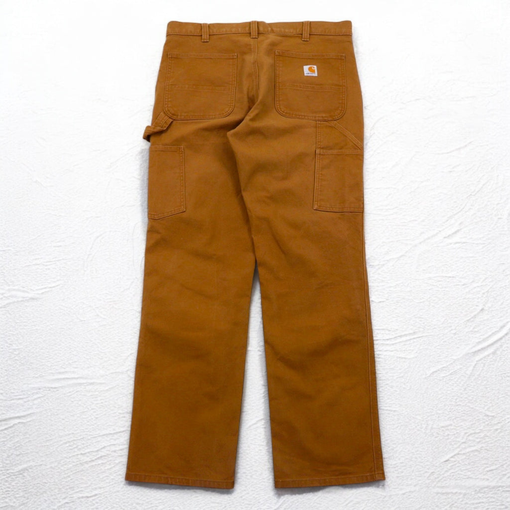Carhartt Utility Work Pants Painter Pants L Beige Duck Relaxed Fit BN3279-M