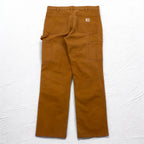 Carhartt Utility Work Pants Painter Pants L Beige Duck Relaxed Fit BN3279-M