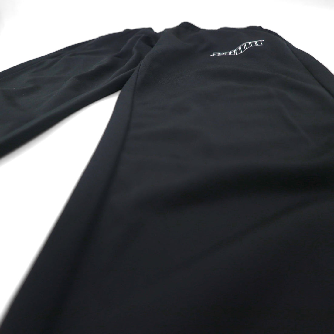 PUMA Stand Collar Jersey Set, Size M, Black, Graphic, High Neck Jogger, 585325-01