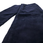 POLO RALPH LAUREN Corduroy Straight Pants Size 18 Navy Cotton
