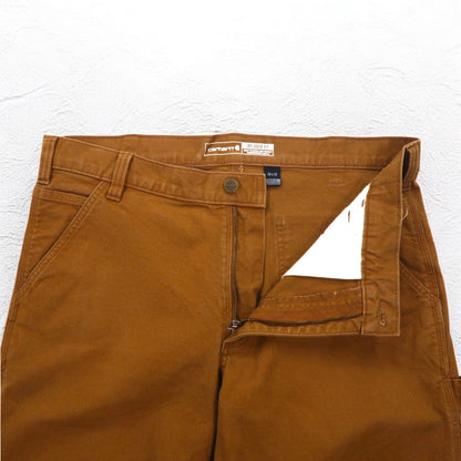 carhartt ユーティリティ ワークパンツ ペインターパンツ L ベージュ ダック地 RELAXED FIT BN3279-M