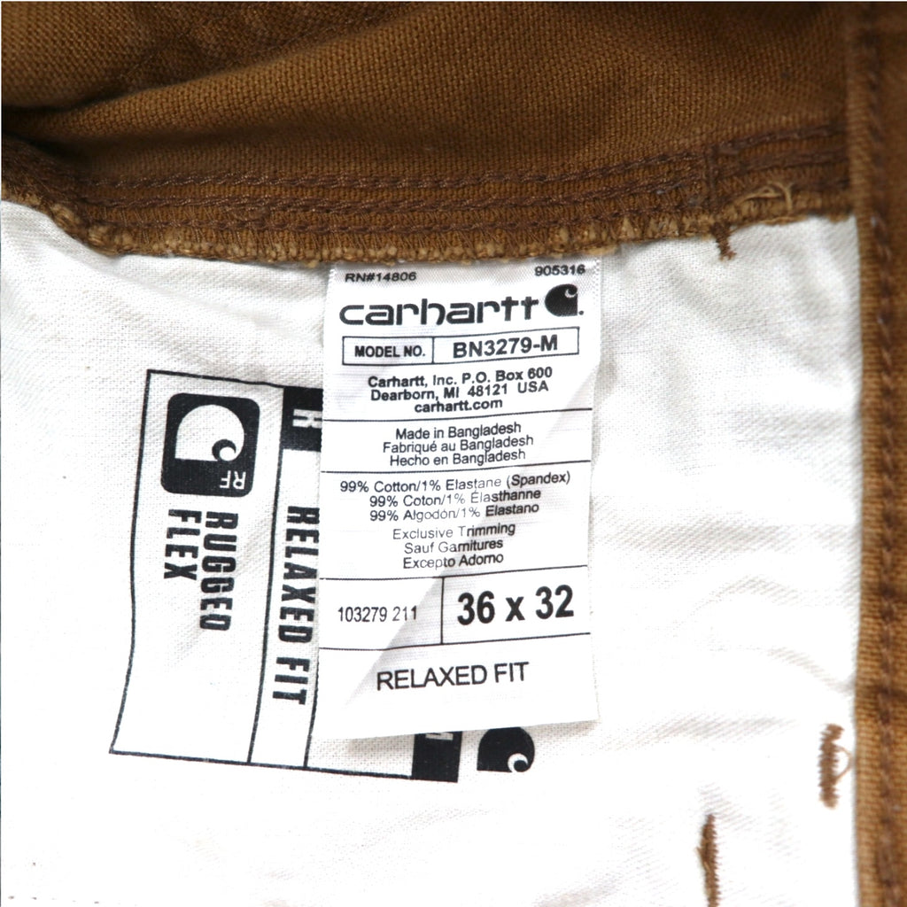 Carhartt Utility Work Pants Painter Pants L Beige Duck Relaxed Fit BN3279-M