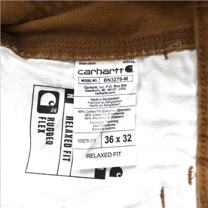 carhartt ユーティリティ ワークパンツ ペインターパンツ L ベージュ ダック地 RELAXED FIT BN3279-M