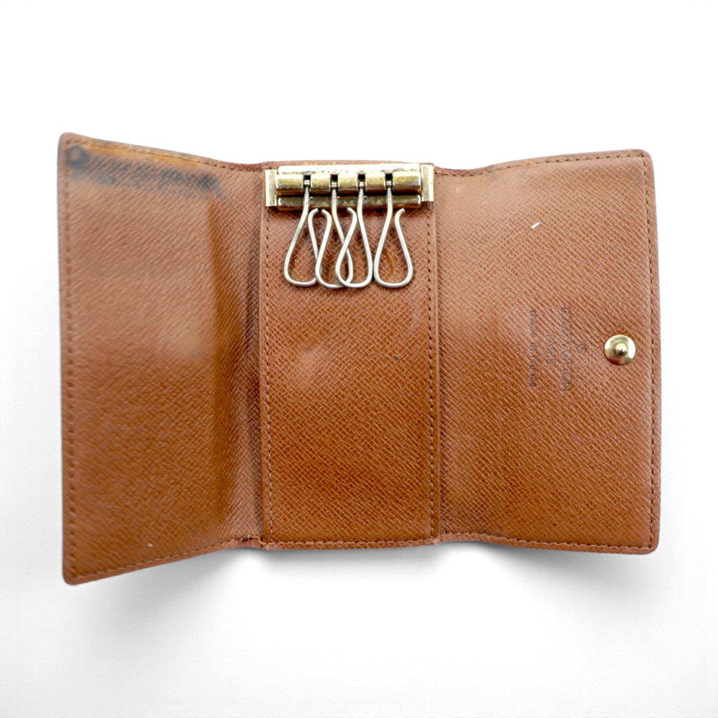 LOUIS VUITTON 4連キーケース PVC ミュルティクレ4 モノグラム ブラウン M62631 フランス製