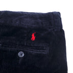 POLO RALPH LAUREN Corduroy Straight Pants Size 18 Navy Cotton