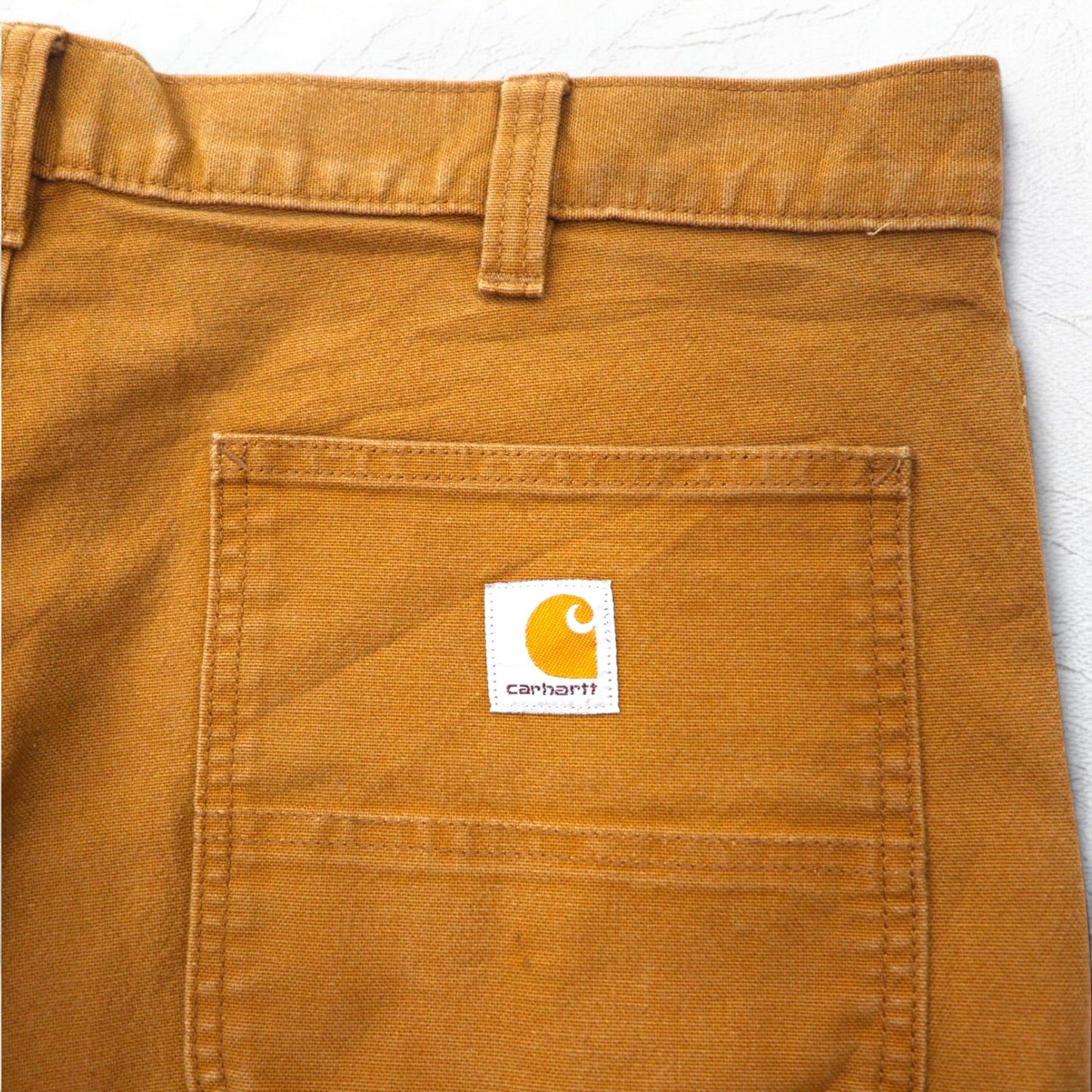 carhartt ユーティリティ ワークパンツ ペインターパンツ L ベージュ ダック地 RELAXED FIT BN3279-M
