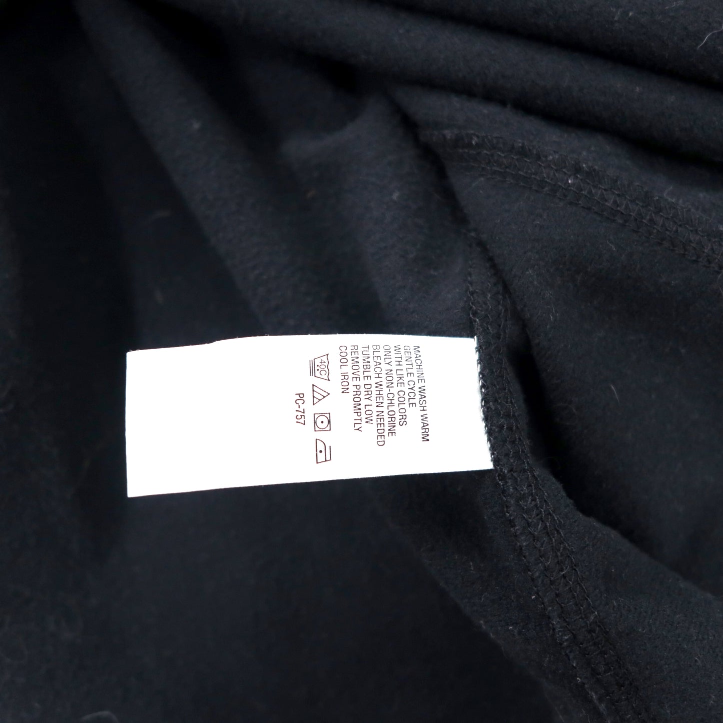 Timberland ハーフジップ ソフトシェルジャケット L ブラック ポリエステル フリースライナー ワンポイントロゴ刺繍