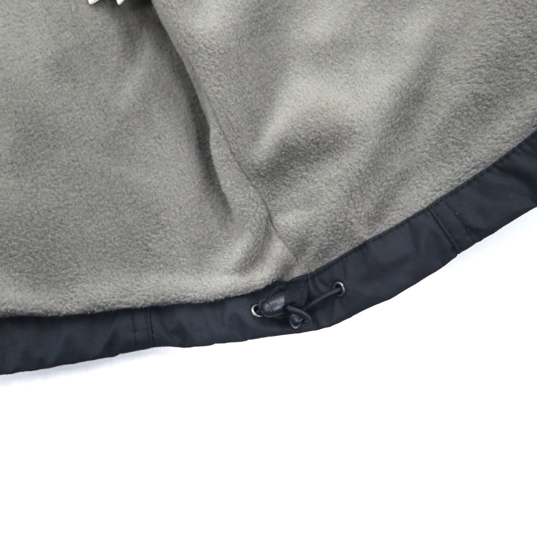 FIRST DOWN nylon jacket, size M, black, polyester, fleece liner, drawcord