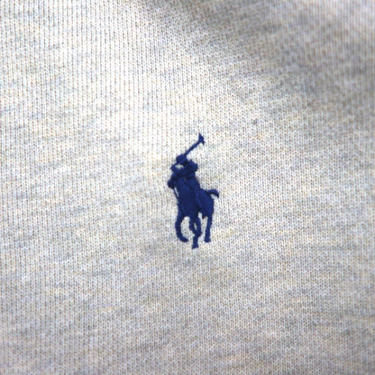 Ralph Lauren 90年代 リバースウィーブ ヘビーウェイト ジップパーカー M グレー スモールポニー刺繡