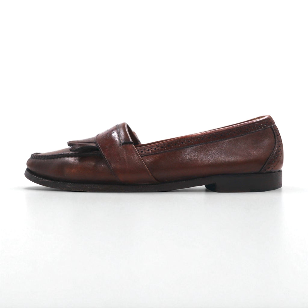 COLE HAAN USA made fringe loafers 28cm brown leather 225844 J5 6034