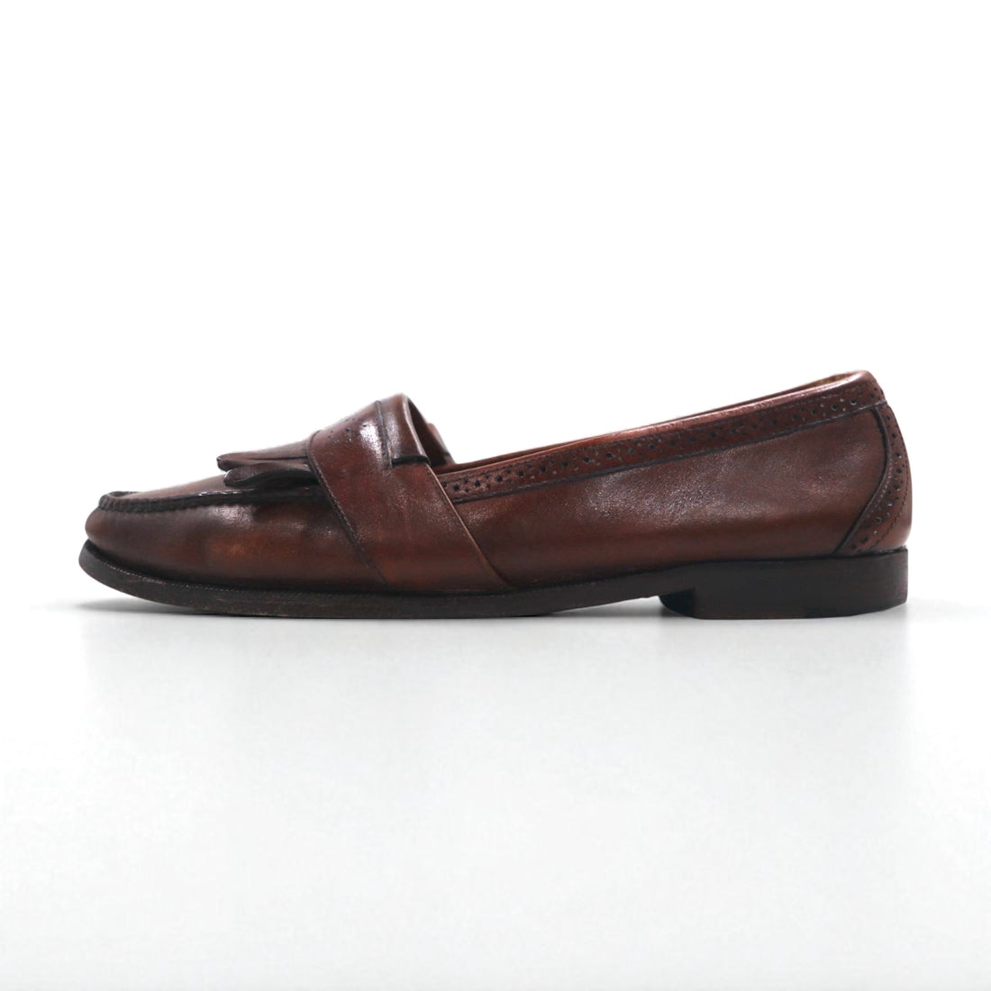 COLE HAAN USA made fringe loafers 28cm brown leather 225844 J5 6034