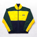 Vintage 90s Windbreaker IZOD 90s Color Block Nylon Jacket Jersey L Mesh Liner