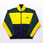 Vintage 90s Windbreaker IZOD 90s Color Block Nylon Jacket Jersey L Mesh Liner