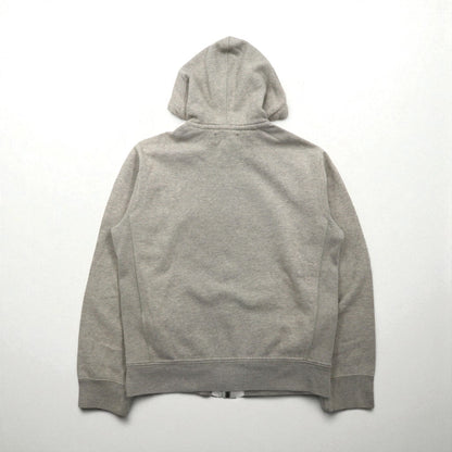 Ralph Lauren 90年代 リバースウィーブ ヘビーウェイト ジップパーカー M グレー スモールポニー刺繡