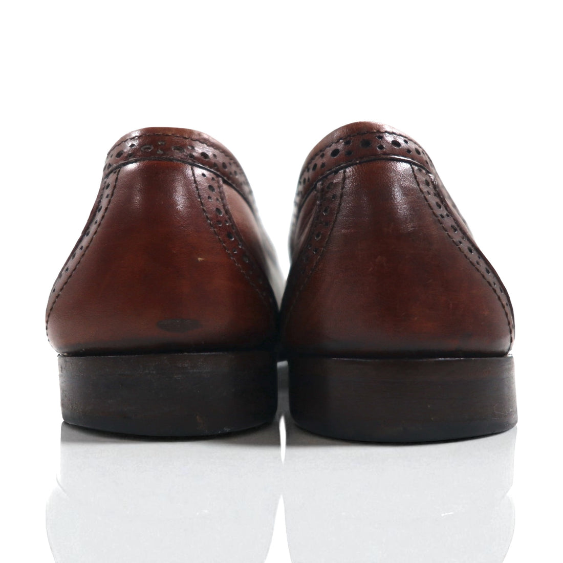 COLE HAAN USA made fringe loafers 28cm brown leather 225844 J5 6034