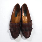 COLE HAAN USA made fringe loafers 28cm brown leather 225844 J5 6034