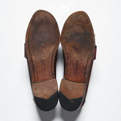 COLE HAAN USA製 フリンジ ローファー 28cm ブラウン レザー 225844 J5 6034