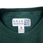 GEAR FOR SPORTS 90s BIG COTTON College Print Sweatshirt XXL Green Cotton Front V NORTH WEST MISSOURI Arch Logo Big Size