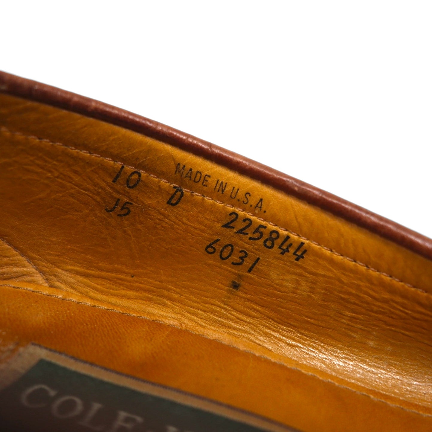 COLE HAAN USA製 フリンジ ローファー 28cm ブラウン レザー 225844 J5 6034