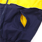 Vintage 90s Windbreaker IZOD 90s Color Block Nylon Jacket Jersey L Mesh Liner
