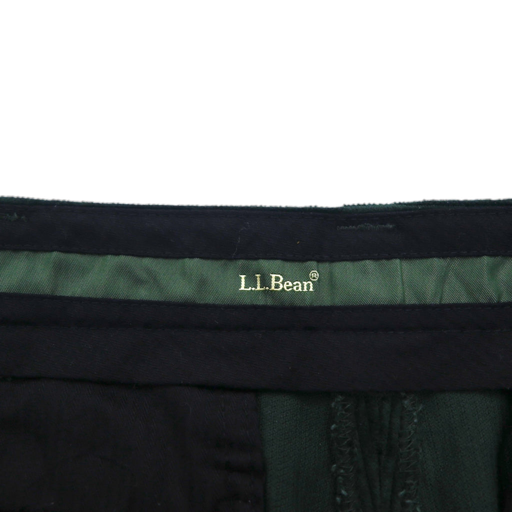 L.L.Bean 90年代 クラシックフィット コーデュロイ チノパンツ L グリーン 285254
