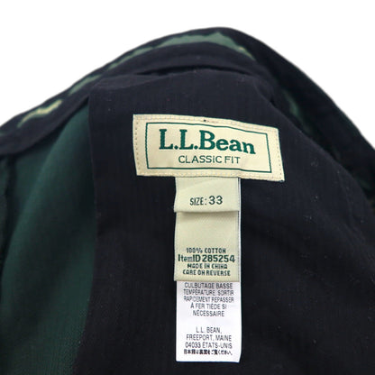 LLBean 90s Classic Fit Corduroy Chino Pants, Size L, Green, 285254