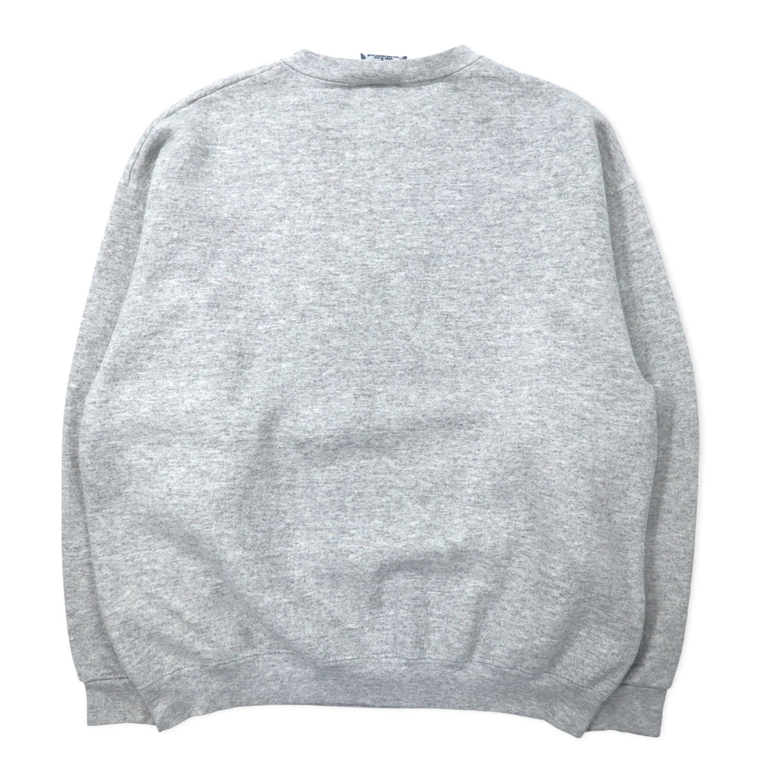Lee USA Made 90s ULTRAWEIGHT College Print Sweatshirt L Grey Cotton Fleece Lining ALPHA CHI OMEGA Arch Logo