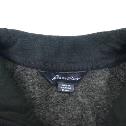 Eddie Bauer Radiator Sweater Fleece 1/4 Zip Half-Zip Fleece Jacket, Size XL, Gray, Unused